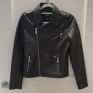 MAJE Leather Jacket